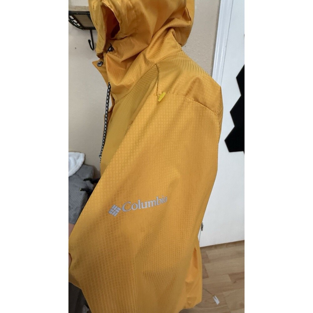 Columbia Women's Pardon My Trench Water-Resistant Rain Jacket Sz Medium Yellow - Picture 6 of 16